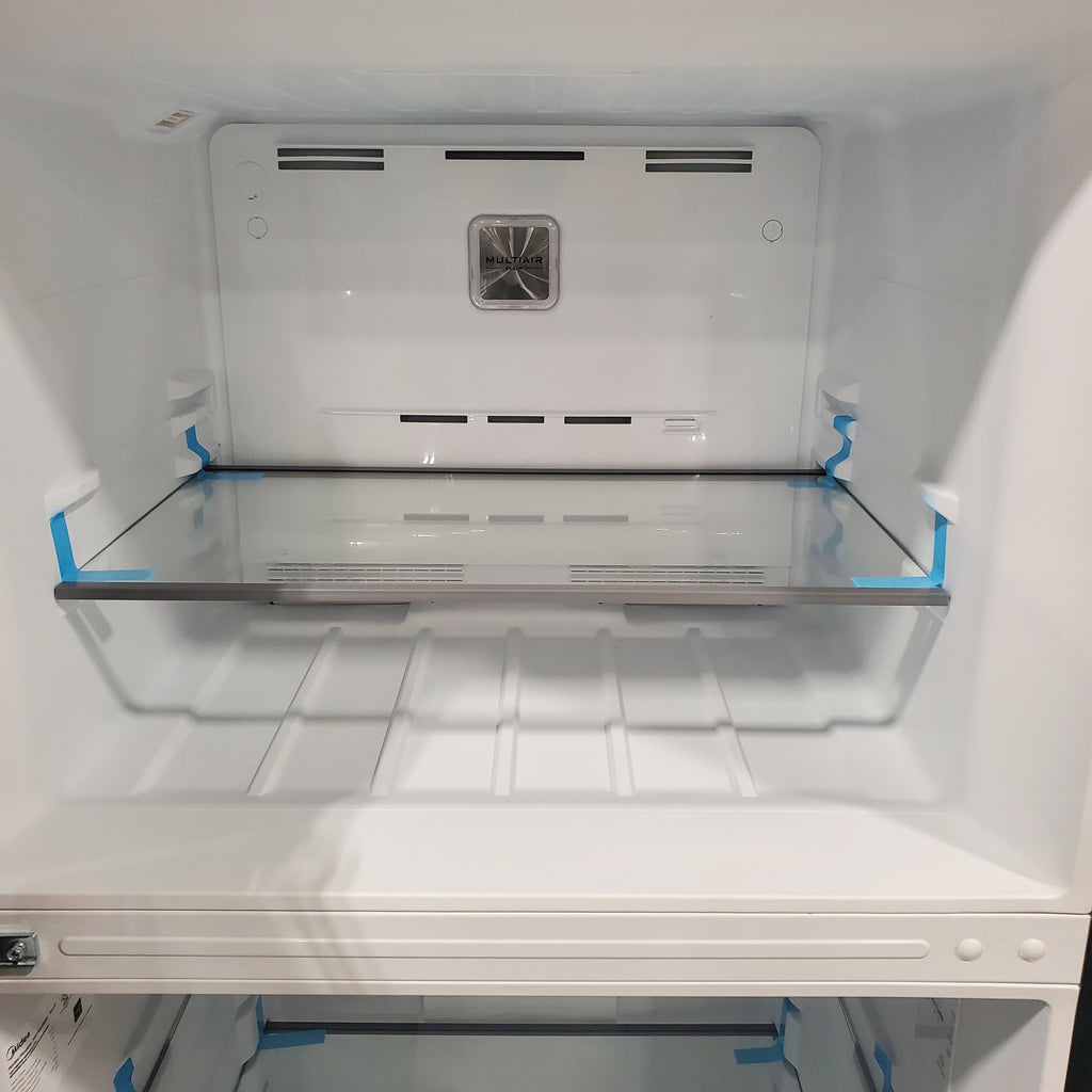 Pictures of Black ENERGY STAR Midea 18.1 cu. ft. Top Freezer Refrigerator with Reversible Door - Scratch & Dent - Minor - Neu Appliance Outlet - Discount Appliance Outlet in Austin, Tx