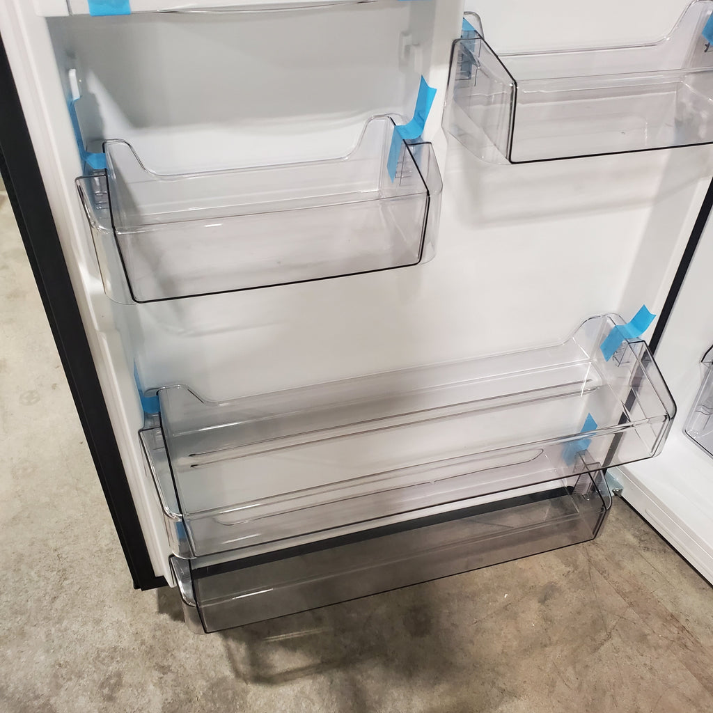 Pictures of Black ENERGY STAR Midea 18.1 cu. ft. Top Freezer Refrigerator with Reversible Door - Scratch & Dent - Minor - Neu Appliance Outlet - Discount Appliance Outlet in Austin, Tx