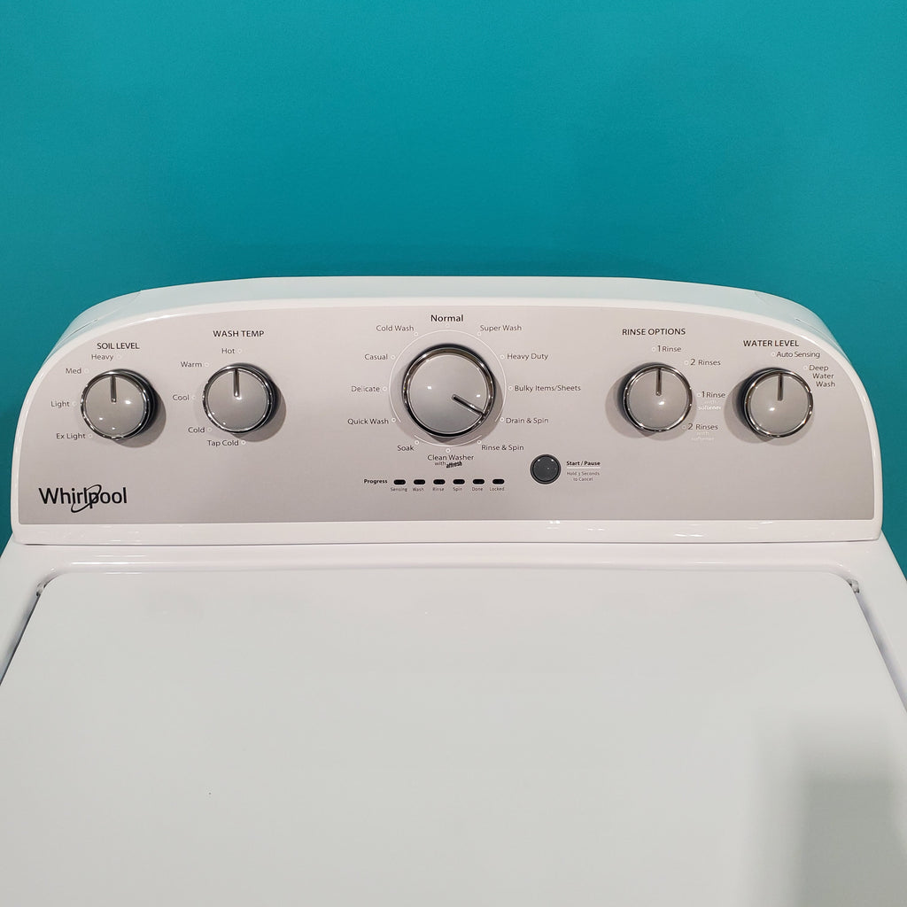 Pictures of HE - High Efficiency Whirlpool 3.5 cu. ft. Top Load Washing Machine with Deep Water Wash- Open Box - Neu Appliance Outlet - Discount Appliance Outlet in Austin, Tx