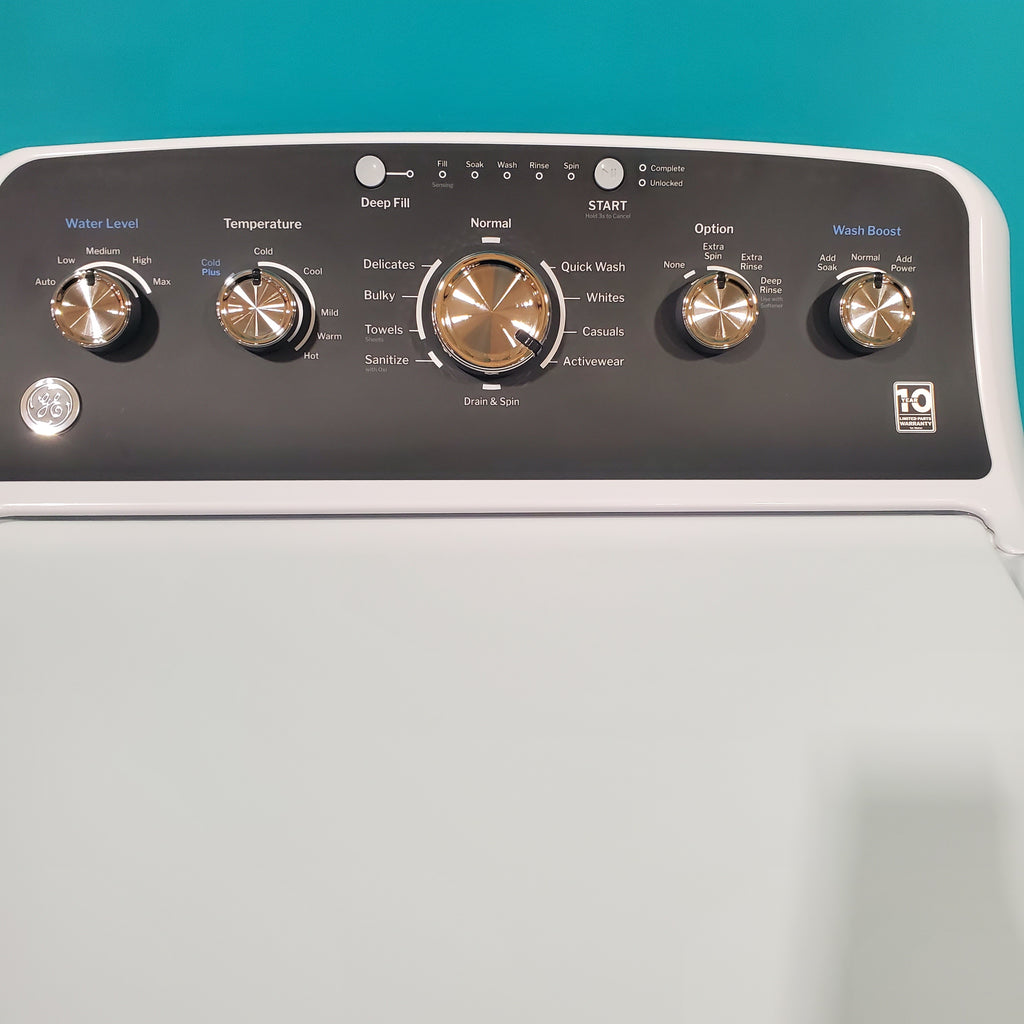 Pictures of GE 4.5 cu. ft. Capacity Washer with Stainless Steel Basket, Cold Plus and Wash Boost - Open Box - Neu Appliance Outlet - Discount Appliance Outlet in Austin, Tx