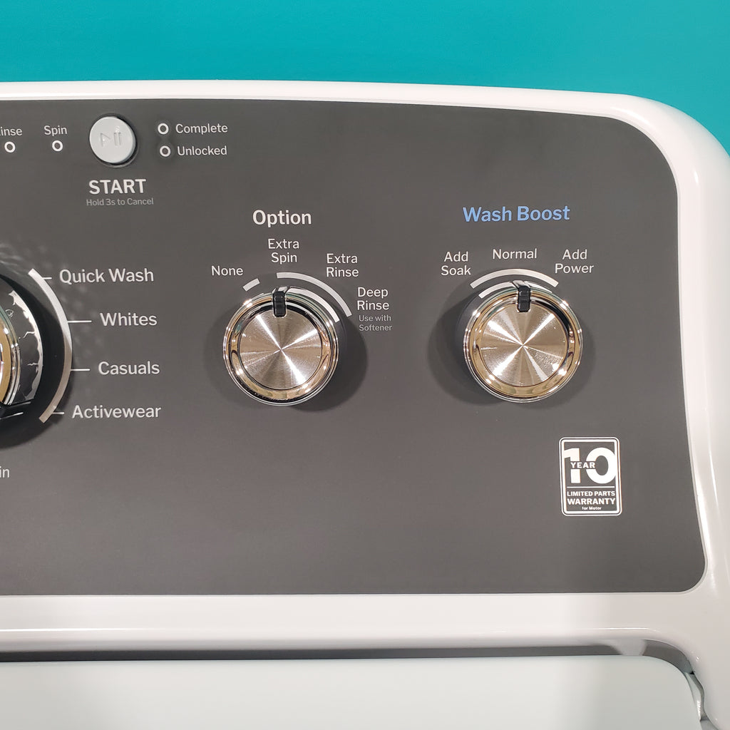 Pictures of GE 4.5 cu. ft. Capacity Washer with Stainless Steel Basket, Cold Plus and Wash Boost - Open Box - Neu Appliance Outlet - Discount Appliance Outlet in Austin, Tx