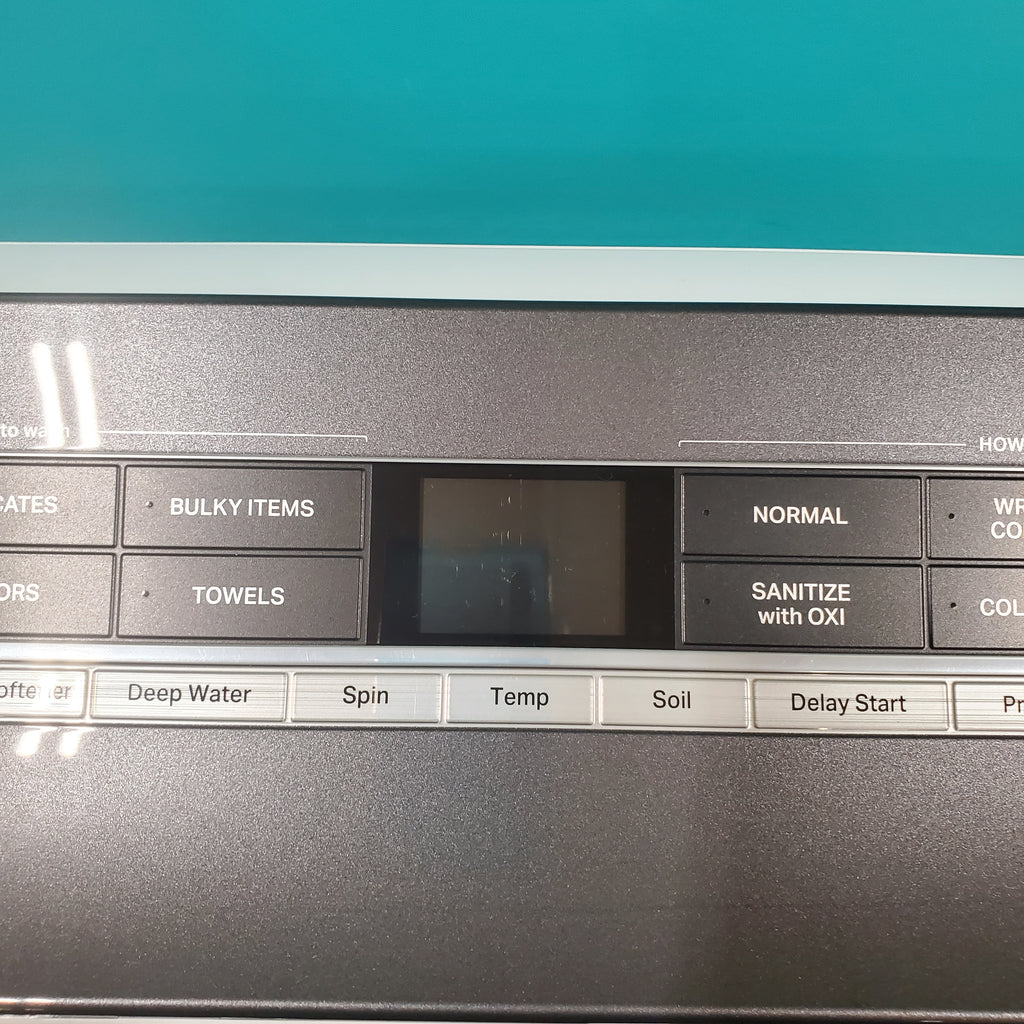 Pictures of ENERGY STAR Whirlpool 5.2 - 5.3 cu. ft. Smart Top Load Washing Machine with 2 in 1 Removable Agitator WTW8127LW and 7.4 cu. ft. Electric Dryer with Hamper Door WED8127LW - Open Box - Neu Appliance Outlet - Discount Appliance Outlet in Austin, Tx