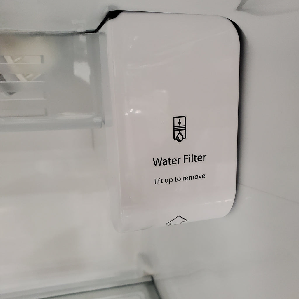 Pictures of Fingerprint-Resistant Stainless Steel Whirlpool 28.49 cu. ft. Side by Side Refrigerator with In Door Ice and Water Dispenser WRS588FIHZ - Scratch & Dent - Minor - Neu Appliance Outlet - Discount Appliance Outlet in Austin, Tx