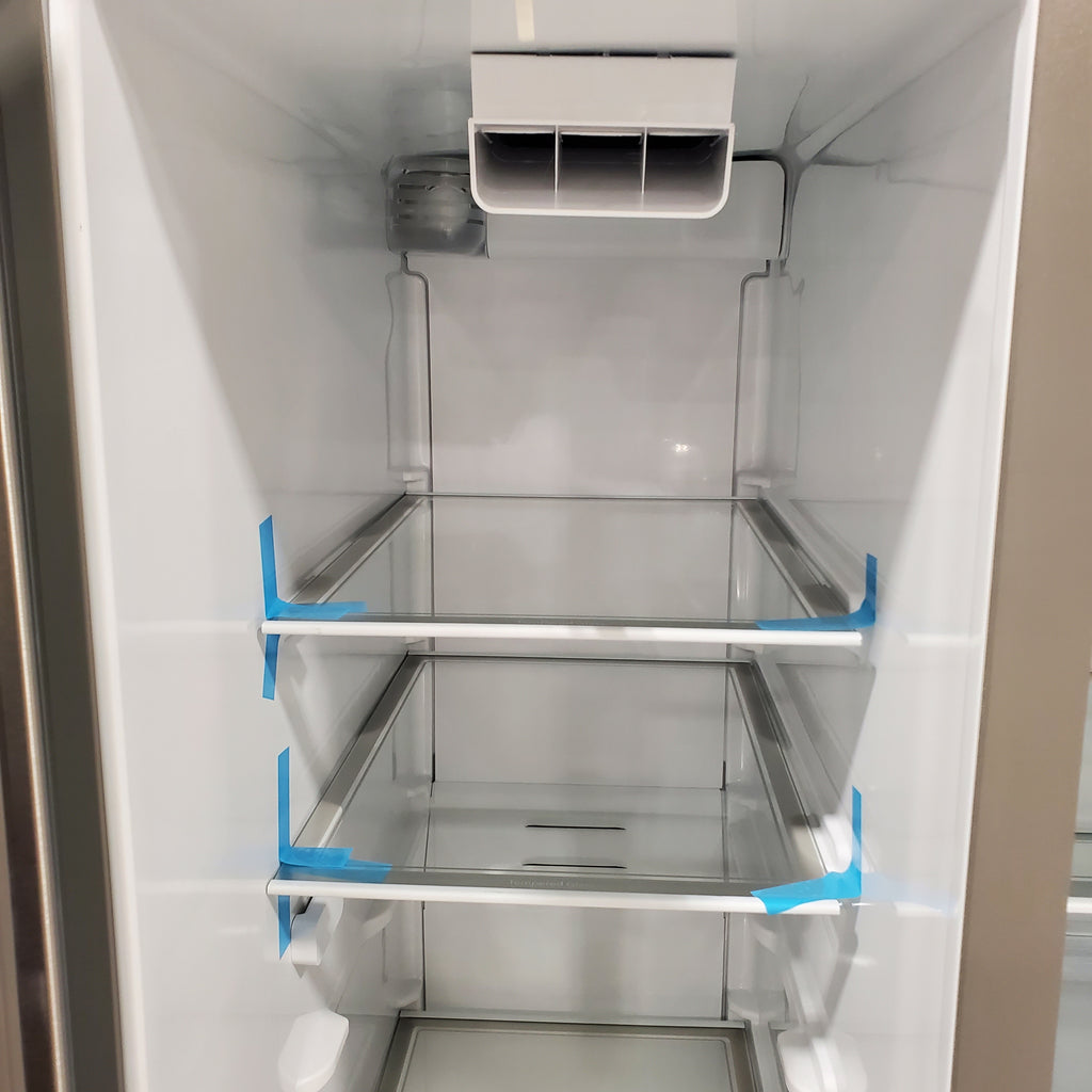 Pictures of Fingerprint-Resistant Stainless Steel Whirlpool 28.49 cu. ft. Side by Side Refrigerator with In Door Ice and Water Dispenser WRS588FIHZ - Scratch & Dent - Minor - Neu Appliance Outlet - Discount Appliance Outlet in Austin, Tx