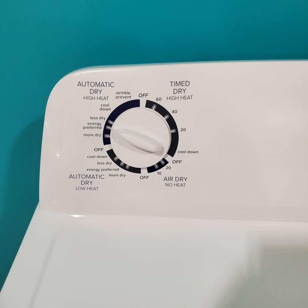 Pictures of Amana 3.8 cu. ft. Top Load Washing Machine with Deep Water Wash Option NTW4519JW and Amana 6.5 cu. ft. Electric Dryer with Automatic Cycles NED4655EW - Open Box - Neu Appliance Outlet - Discount Appliance Outlet in Austin, Tx