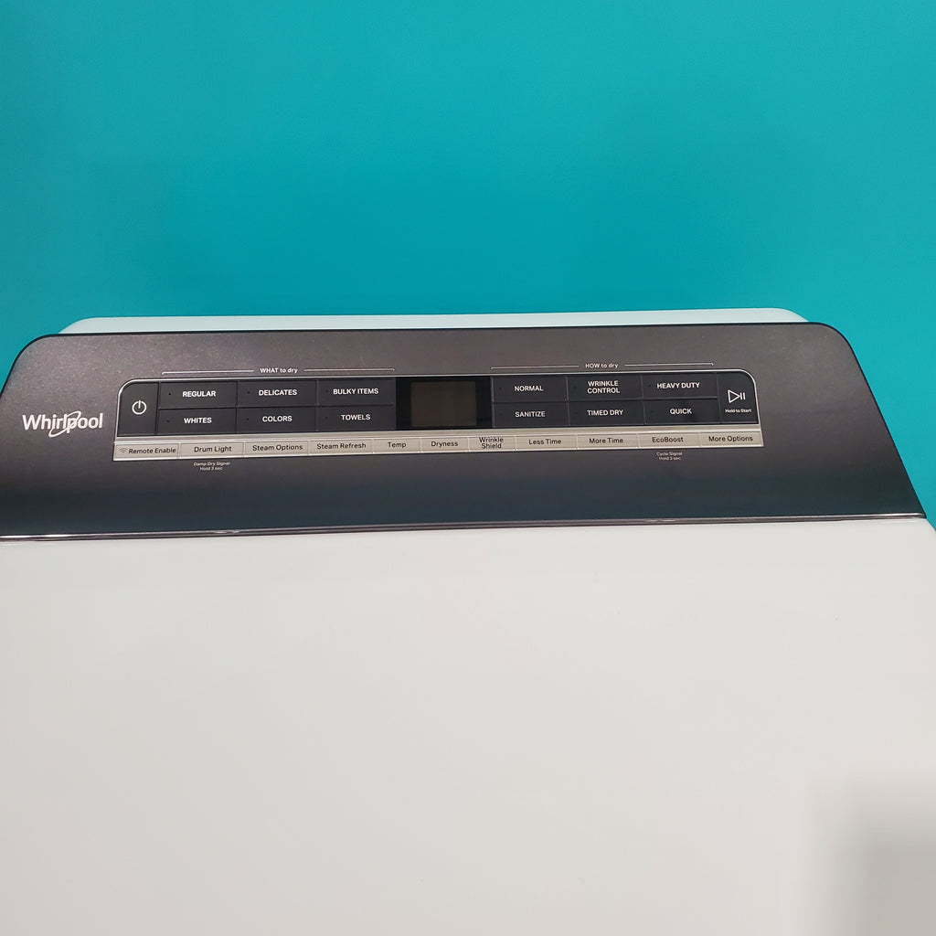 Pictures of ENERGY STAR Whirlpool 5.2 - 5.3 cu. ft. Smart Top Load Washing Machine with 2 in 1 Removable Agitator WTW8127LW and 7.4 cu. ft. Electric Dryer with Hamper Door WED8127LW - Open Box - Neu Appliance Outlet - Discount Appliance Outlet in Austin, Tx