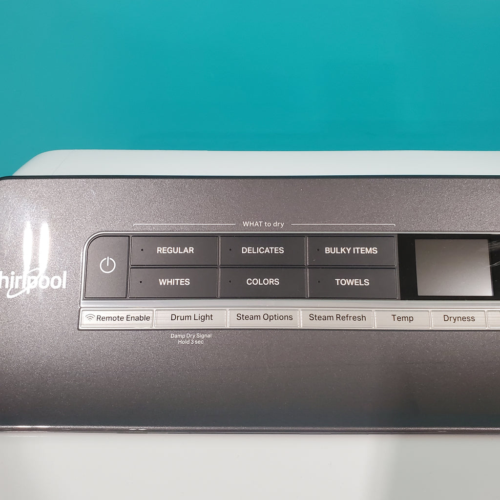 Pictures of ENERGY STAR Whirlpool 5.2 - 5.3 cu. ft. Smart Top Load Washing Machine with 2 in 1 Removable Agitator WTW8127LW and 7.4 cu. ft. Electric Dryer with Hamper Door WED8127LW - Open Box - Neu Appliance Outlet - Discount Appliance Outlet in Austin, Tx