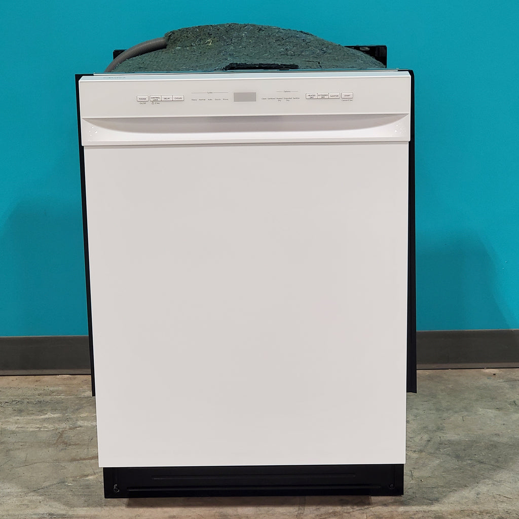 Pictures of Midea Front Control 24" Dishwasher with Stainless Steel Tub and Interior LED Light MDF24P2BWW - Open Box - Neu Appliance Outlet - Discount Appliance Outlet in Austin, Tx