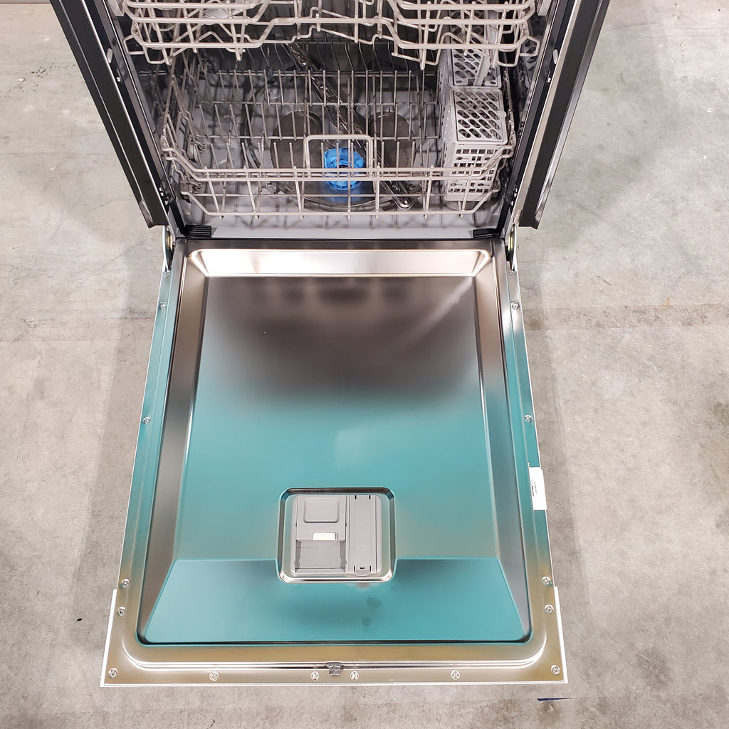 Pictures of Midea Front Control 24" Dishwasher with Stainless Steel Tub and Interior LED Light MDF24P2BWW - Open Box - Neu Appliance Outlet - Discount Appliance Outlet in Austin, Tx