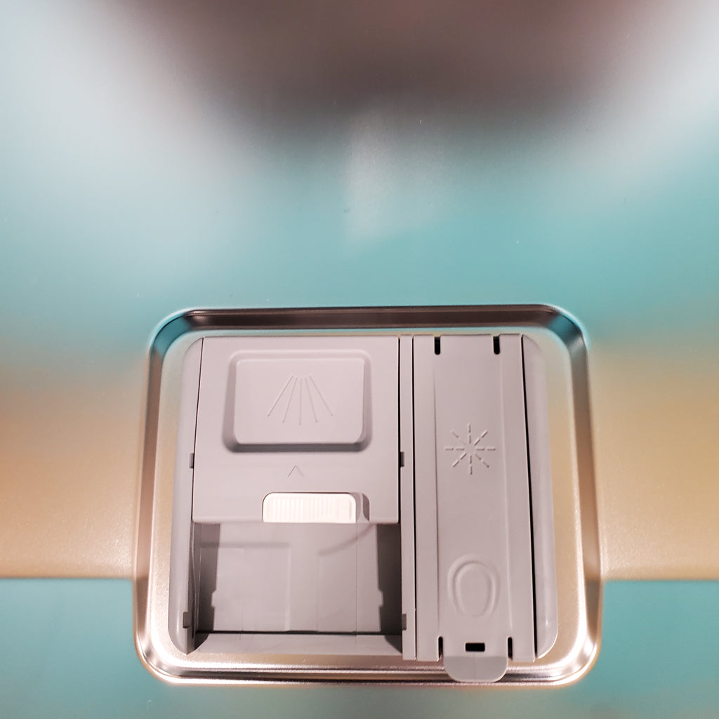 Pictures of Midea Front Control 24" Dishwasher with Stainless Steel Tub and Interior LED Light MDF24P2BWW - Open Box - Neu Appliance Outlet - Discount Appliance Outlet in Austin, Tx