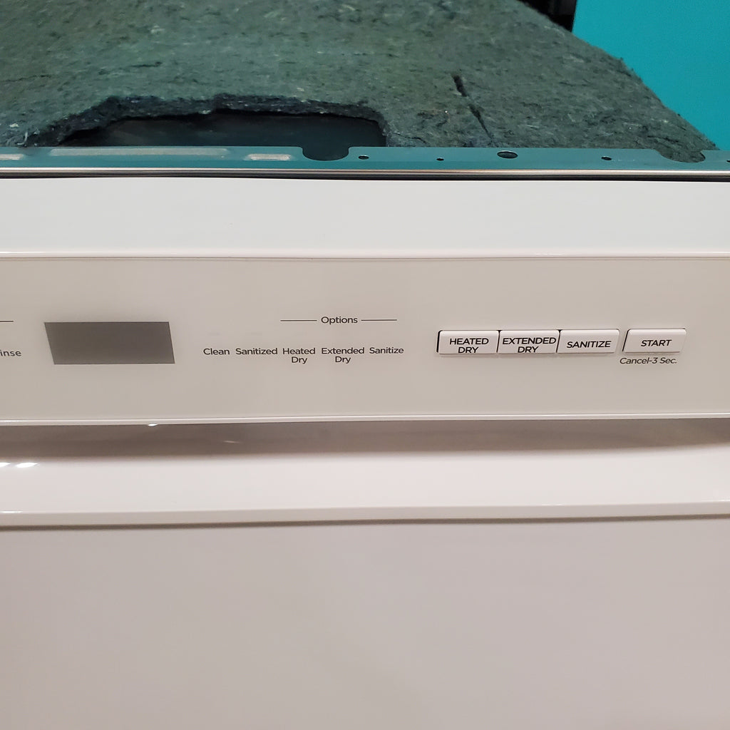 Pictures of Midea Front Control 24" Dishwasher with Stainless Steel Tub and Interior LED Light MDF24P2BWW - Open Box - Neu Appliance Outlet - Discount Appliance Outlet in Austin, Tx
