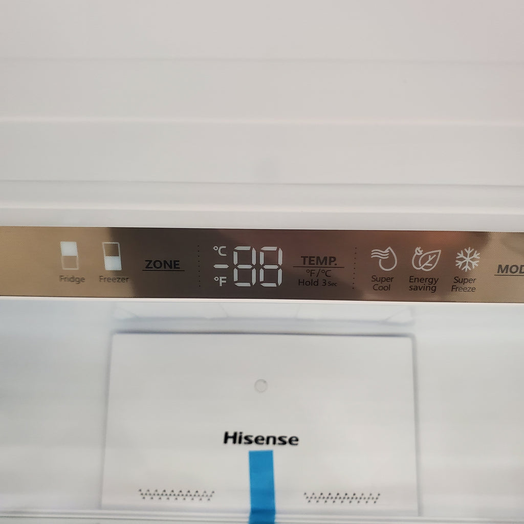 Pictures of Hisense Fingerprint Resistant Stainless Steel 17.2 cu. ft. Refrigerator with Bottom Mount Freezer HRB171N6ASE - Open Box - Neu Appliance Outlet - Discount Appliance Outlet in Austin, Tx