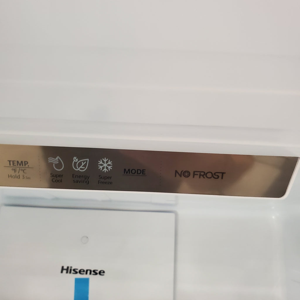 Pictures of Hisense Fingerprint Resistant Stainless Steel 17.2 cu. ft. Refrigerator with Bottom Mount Freezer HRB171N6ASE - Open Box - Neu Appliance Outlet - Discount Appliance Outlet in Austin, Tx