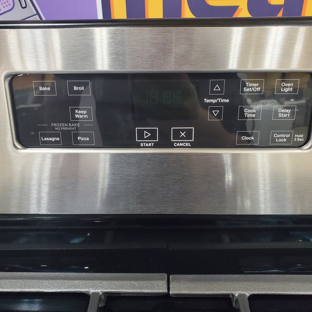 Pictures of Whirlpool Stainless 5.1 Cu. Ft. Freestanding Gas Range with Broiler Drawer and Two Speed Heat Burners WFG320M0MS - Scratch & Dent - Minor - Neu Appliance Outlet - Discount Appliance Outlet in Austin, Tx