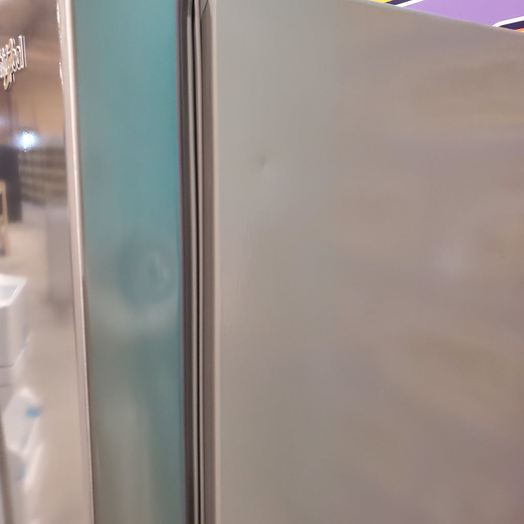 Pictures of Fingerprint-Resistant Stainless Steel Whirlpool 24.5 cu. ft. Side by Side Refrigerator with In Door Ice and Water Dispenser WRS325SDHZ - Scratch & Dent - Minor - Neu Appliance Outlet - Discount Appliance Outlet in Austin, Tx