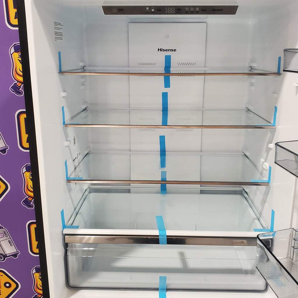 Pictures of Hisense Black Metallic Steel 17.2 cu. ft. Refrigerator with Bottom Mount Freezer HRB171N6ABE - Open Box - Neu Appliance Outlet - Discount Appliance Outlet in Austin, Tx