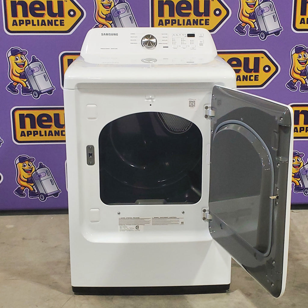 Pictures of ENERGY STAR Samsung 7.4 cu. ft. Electric Dryer with Smart Care Technology DVE45T3200W - Open Box - Neu Appliance Outlet - Discount Appliance Outlet in Austin, Tx