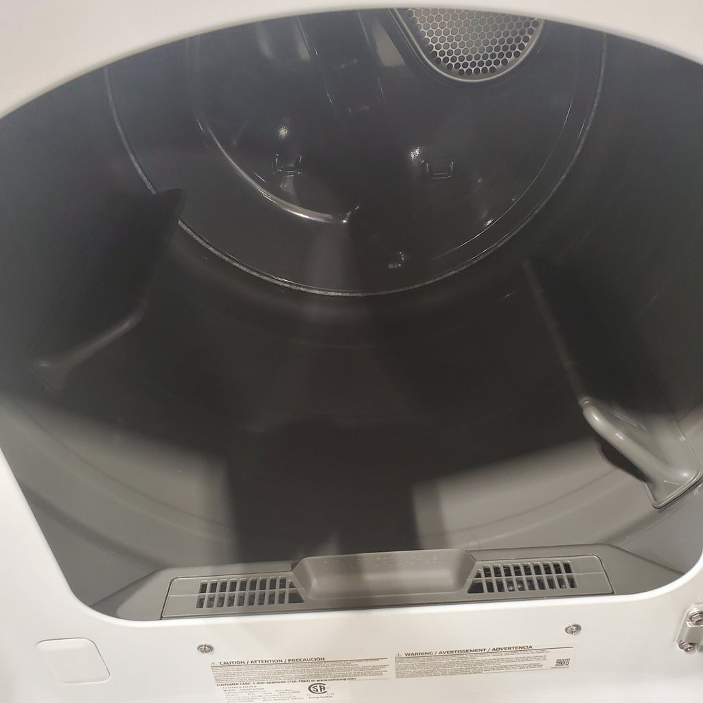 Pictures of ENERGY STAR Samsung 7.4 cu. ft. Electric Dryer with Smart Care Technology DVE45T3200W - Open Box - Neu Appliance Outlet - Discount Appliance Outlet in Austin, Tx