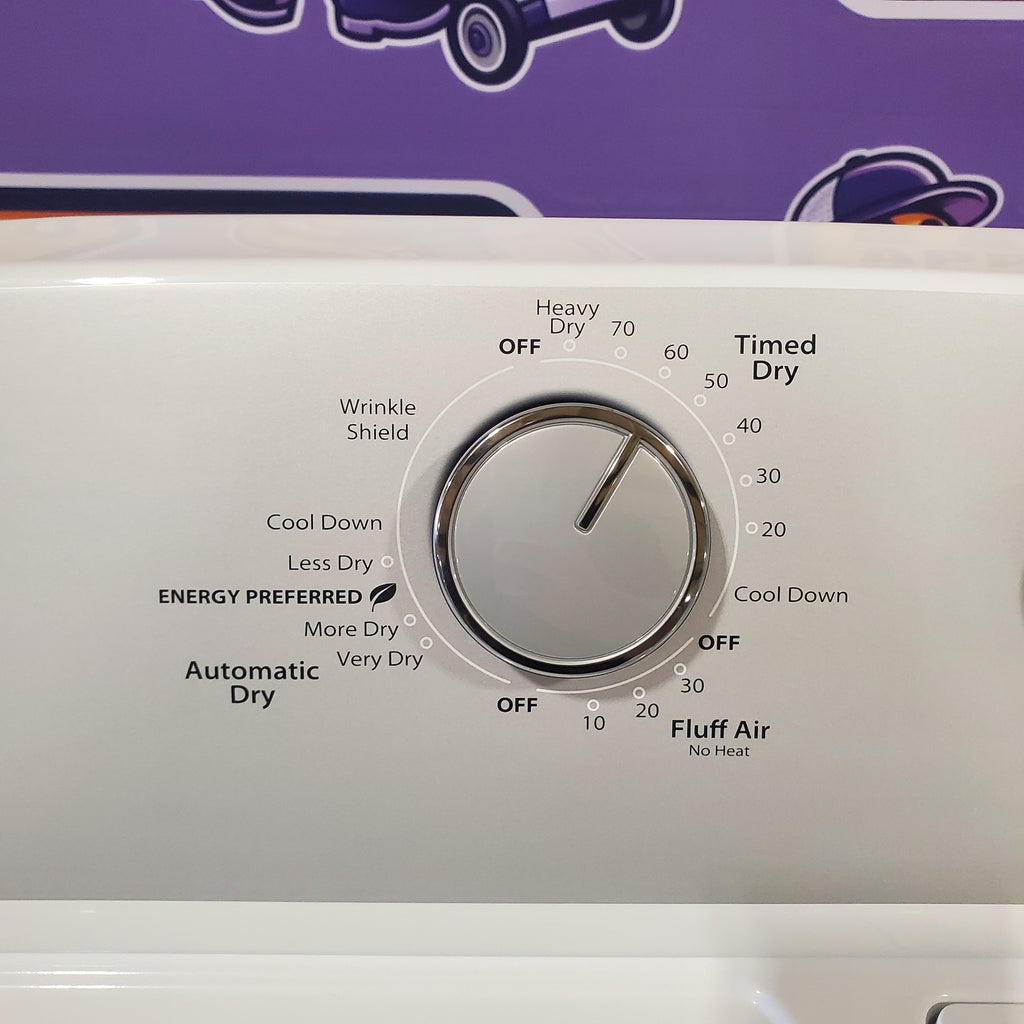 Pictures of HE Whirlpool 3.5 cu. ft. Top Load Washing Machine with Deep Water Wash WTW4816FW and 7 cu. ft. Electric Dryer with AutoDry WED4815EW- Open Box - Neu Appliance Outlet - Discount Appliance Outlet in Austin, Tx