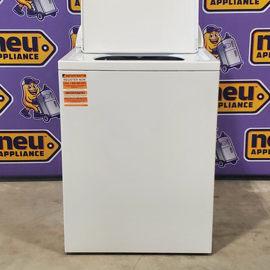 Pictures of HE Whirlpool 3.5 cu. ft. Top Load Washing Machine with Deep Water Wash WTW4816FW and 7 cu. ft. Electric Dryer with AutoDry WED4815EW- Open Box - Neu Appliance Outlet - Discount Appliance Outlet in Austin, Tx