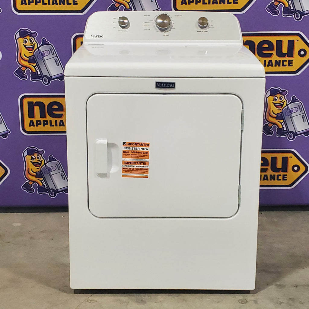 Pictures of Maytag 7.0 cu. ft. Electric Dryer with Reversible Door and Advanced Moisture Sensing MED4500MW - Scratch & Dent - Minor - Neu Appliance Outlet - Discount Appliance Outlet in Austin, Tx
