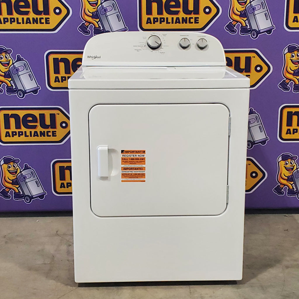 Pictures of HE Whirlpool 3.5 cu. ft. Top Load Washing Machine with Deep Water Wash WTW4816FW and 7 cu. ft. Electric Dryer with AutoDry WED4815EW- Scratch & Dent - Minor - Neu Appliance Outlet - Discount Appliance Outlet in Austin, Tx