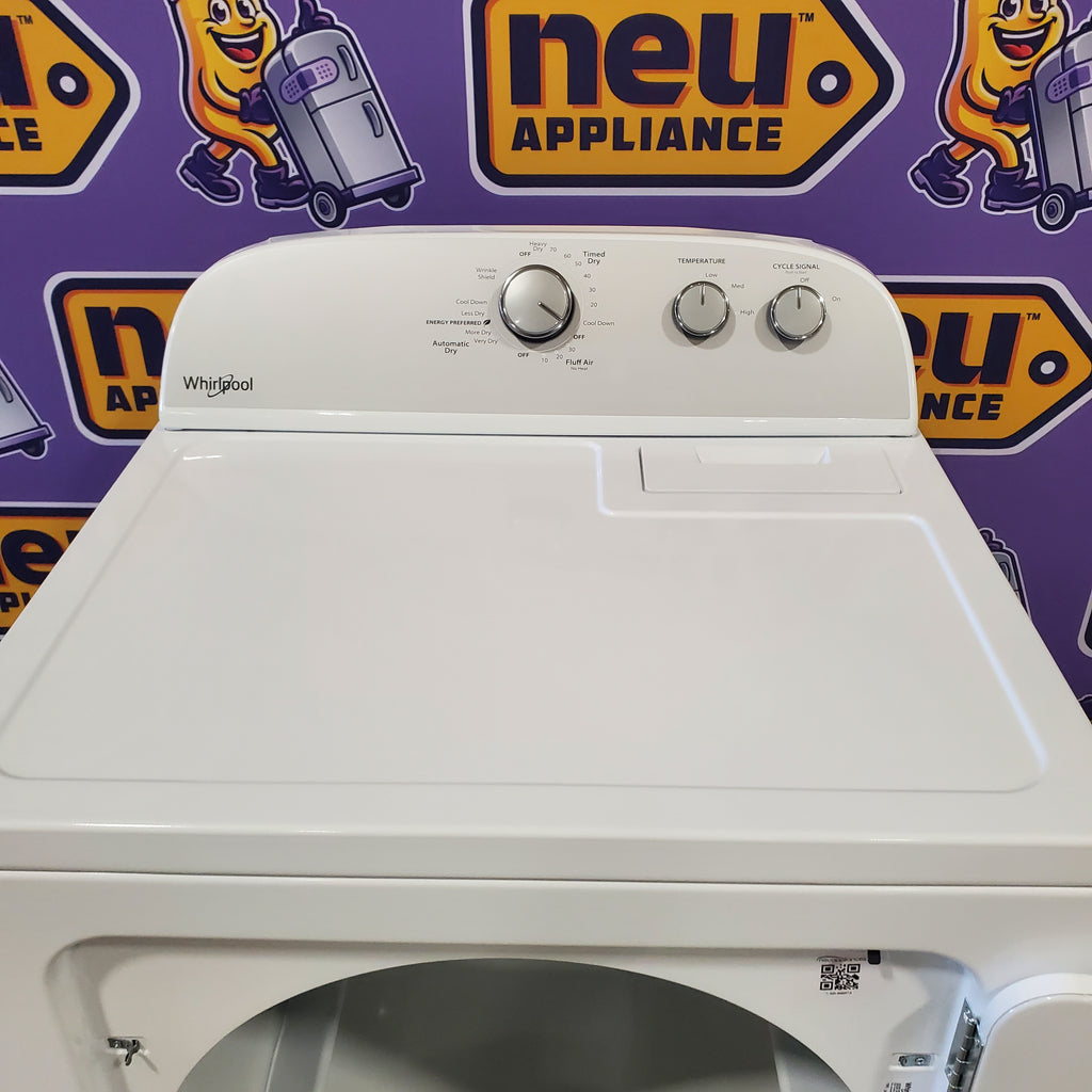 Pictures of HE Whirlpool 3.5 cu. ft. Top Load Washing Machine with Deep Water Wash WTW4816FW and 7 cu. ft. Electric Dryer with AutoDry WED4815EW- Scratch & Dent - Minor - Neu Appliance Outlet - Discount Appliance Outlet in Austin, Tx