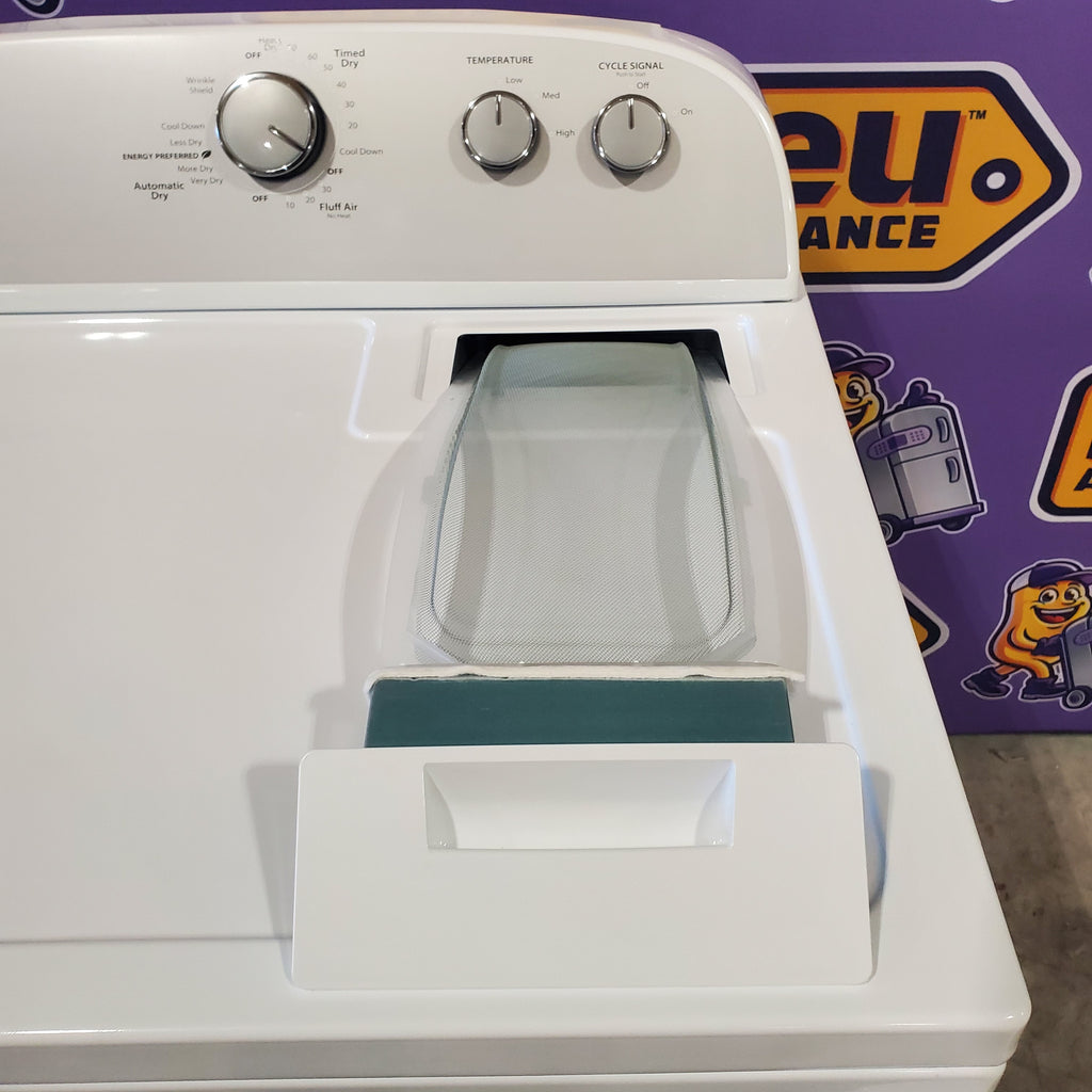 Pictures of HE Whirlpool 3.5 cu. ft. Top Load Washing Machine with Deep Water Wash WTW4816FW and 7 cu. ft. Electric Dryer with AutoDry WED4815EW- Scratch & Dent - Minor - Neu Appliance Outlet - Discount Appliance Outlet in Austin, Tx