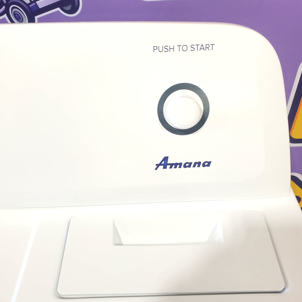 Pictures of Amana 3.8 cu. ft. Top Load Washing Machine with Deep Water Wash Option NTW4519JW and Amana 6.5 cu. ft. Electric Dryer with Automatic Cycles NED4655EW - Scratch & Dent - Minor - Neu Appliance Outlet - Discount Appliance Outlet in Austin, Tx