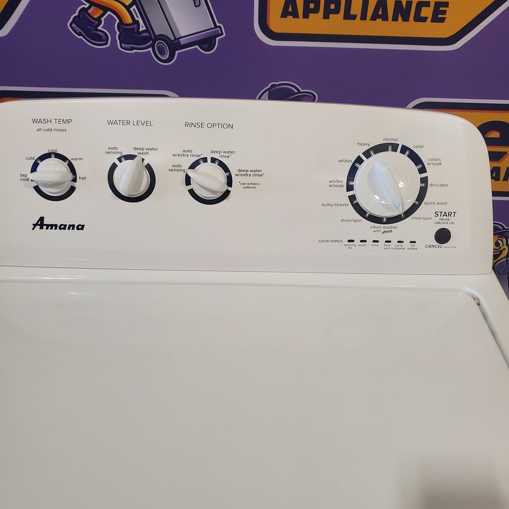 Pictures of Amana 3.8 cu. ft. Top Load Washing Machine with Deep Water Wash Option NTW4519JW - Scratch & Dent - Minor - Neu Appliance Outlet - Discount Appliance Outlet in Austin, Tx