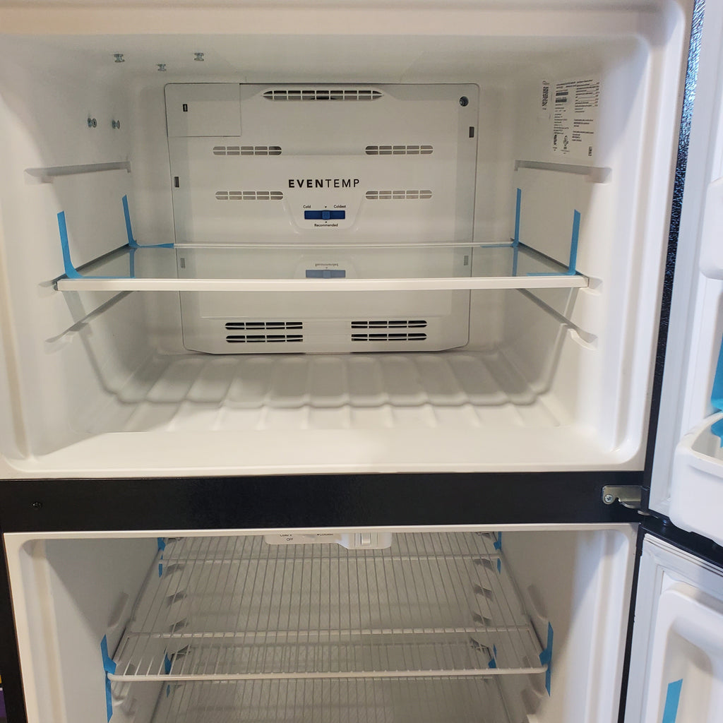 Pictures of 30" Wide Black Frigidaire 18.3 cu. ft. Top Freezer Refrigerator with Garage-Ready Design - Open Box - Neu Appliance Outlet - Discount Appliance Outlet in Austin, Tx
