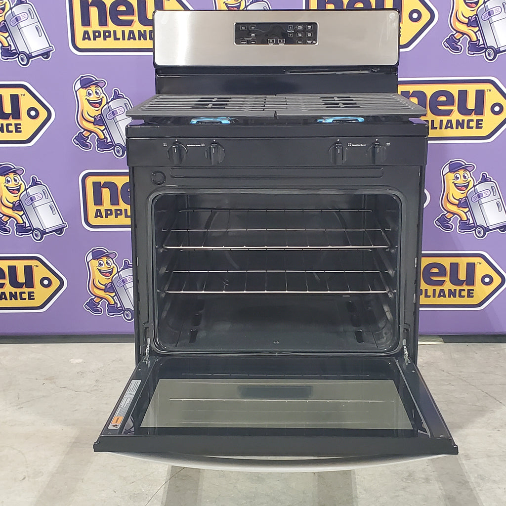 Pictures of Whirlpool Stainless 5.1 Cu. Ft. Freestanding Gas Range with Broiler Drawer and Two Speed Heat Burners WFG320M0MS - Certified Refurbished - Neu Appliance Outlet - Discount Appliance Outlet in Austin, Tx