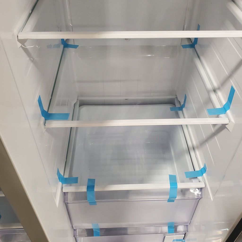 Pictures of Fingerprint Resistant Stainless Steel ENERGY STAR Samsung 27.4 cu. ft. Side by Side Refrigerator with Exterior Water and Ice Dispenser RS27T5200SR - Scratch & Dent - Minor - Neu Appliance Outlet - Discount Appliance Outlet in Austin, Tx