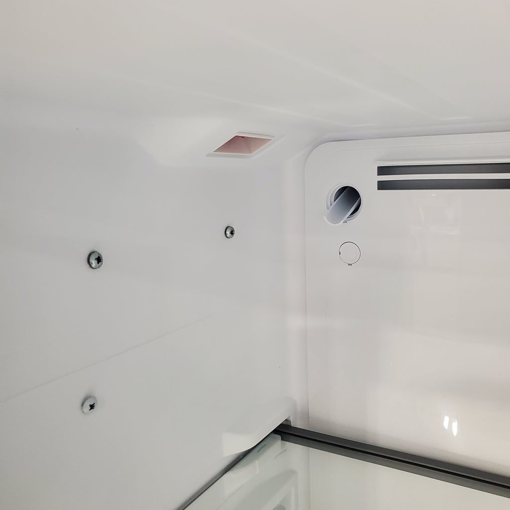 Pictures of Black ENERGY STAR Midea 18.1 cu. ft. Top Freezer Refrigerator with Reversible Door MRT18D3BBB - Scratch & Dent - Minor - Neu Appliance Outlet - Discount Appliance Outlet in Austin, Tx