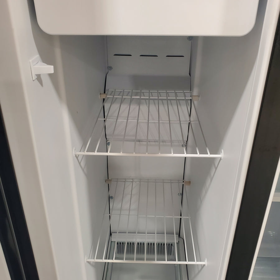 Frigidaire Standard Depth 33 Inch 22 Cu. Ft. Refrigerator with Even Temp Cooling System, Bright LED Lighting, and Energy Star FRSS2323AB - Scratch and Dent (Minor)