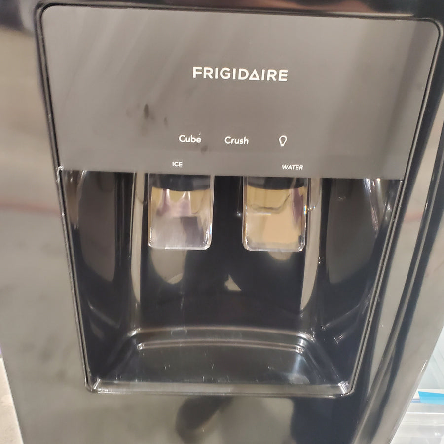 Frigidaire Standard Depth 33 Inch 22 Cu. Ft. Refrigerator with Even Temp Cooling System, Bright LED Lighting, and Energy Star FRSS2323AB - Scratch and Dent (Minor)
