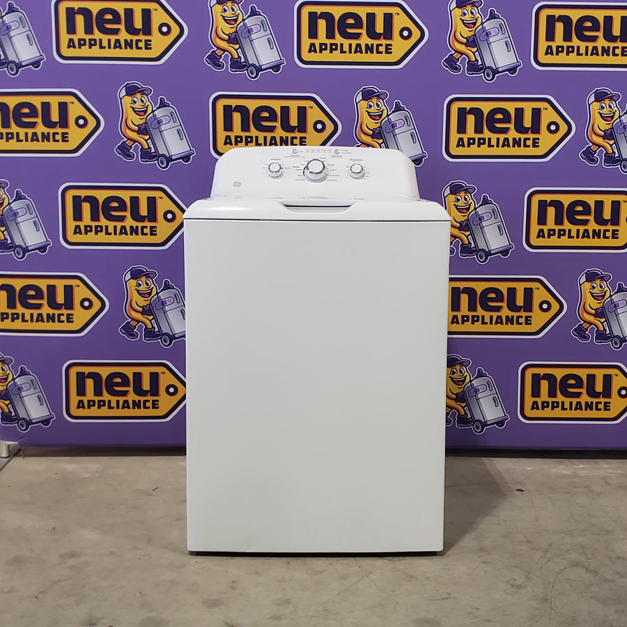 Neu Select GE High Capacity Agitator Washer & Electric Dryer Set: 4.2 cu. ft. High Capacity Agitator Washer With Extra Water Cycle / Option & 7.2 cu. ft. Electric 220v Dryer With Auto Sensor Dry - Certified Refurbished