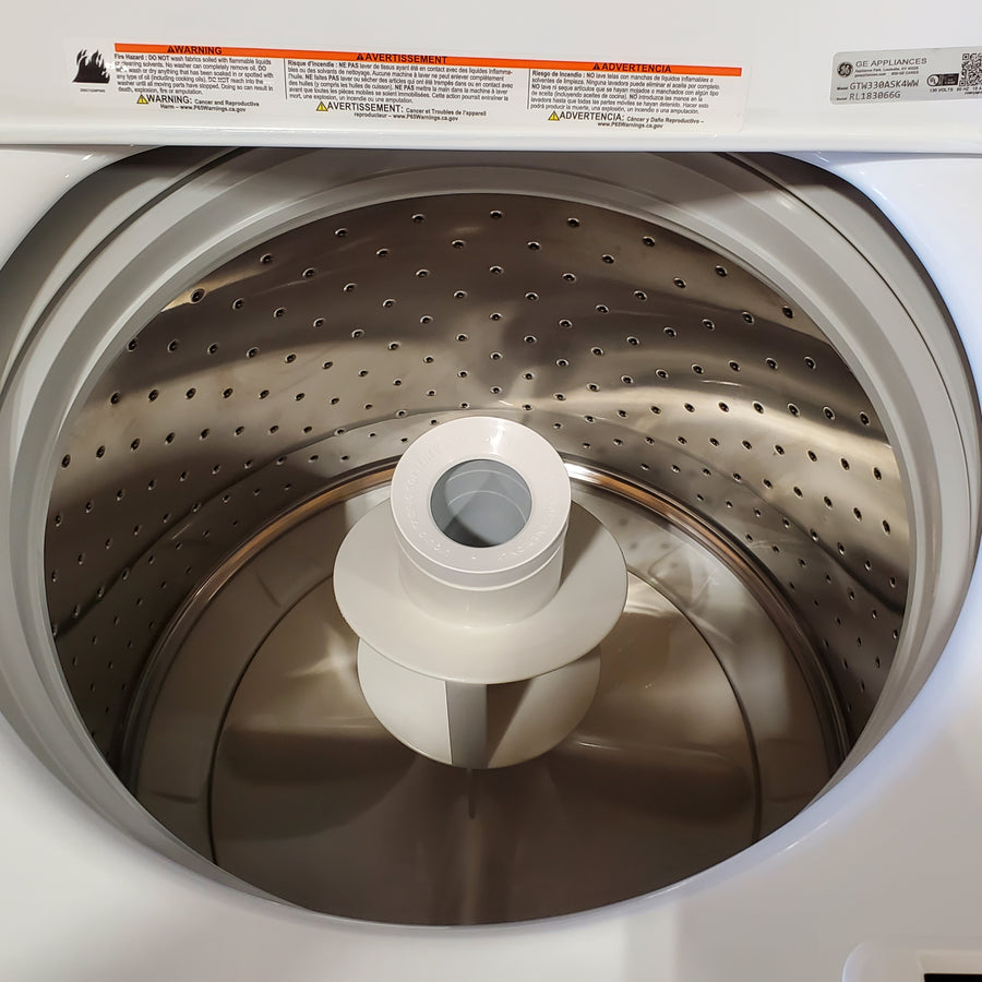 Neu Select GE High Capacity Agitator Washer & Electric Dryer Set: 4.2 cu. ft. High Capacity Agitator Washer With Extra Water Cycle / Option & 7.2 cu. ft. Electric 220v Dryer With Auto Sensor Dry - Certified Refurbished