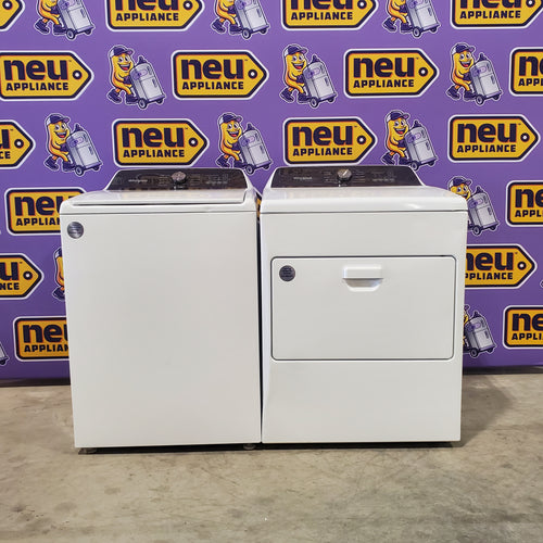 Pictures of Whirlpool White Top Load 4.6 Cu. Ft. Washer with Built-In Faucet WTW5010LW - Certified Refurbished and Whirlpool White Electric 7.0 Cu. Ft. Dryer with Moisture Sensing WED5010LW - Scratch and Dent (Minor) - Neu Appliance Outlet - Discount Appliance Outlet in Austin, Tx