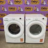 Whirlpool White Front Load Energy Star 4.5 Cu. Ft. Washer with Tumble Fresh Option WFW4720RW - Open Box and Whirlpool 7.4 cu. ft. ENERGY STAR® Front Load Electric Dryer with Wrinkle Shield™ Option WED4720RW - Scratch & Dent (Minor)
