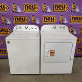 Whirlpool 4.3-cu ft High Efficiency Impeller Medium Top-Load Washer in White WTW5000DW - Open Box and Whirlpool White Electric Extra Large 7.0 Cu. Ft. Dryer with Wrinkle Shield WED4815EW - Scratch & Dent (Minor)