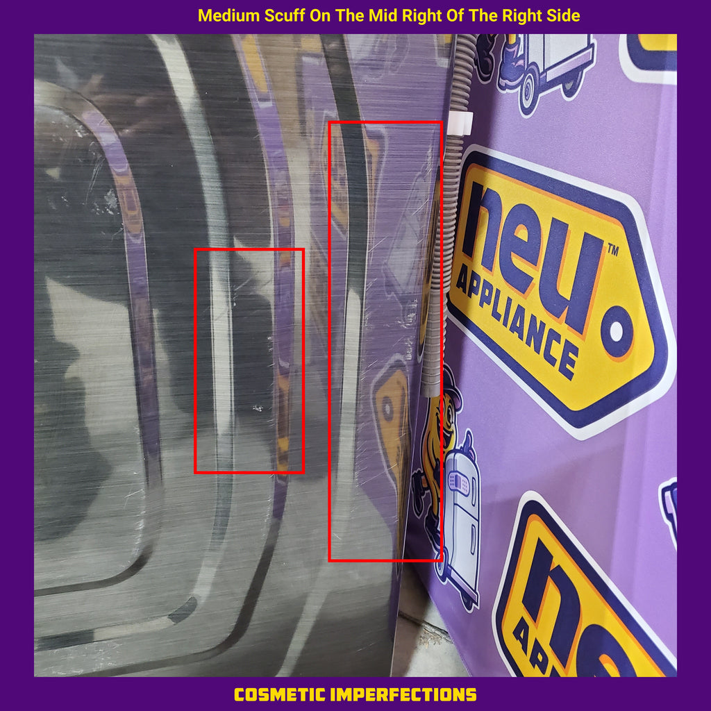 Pictures of Samsung 5.1 cu. ft. Smart Top Load Washer with ActiveWave™ Agitator and Super Speed Wash in Brushed Black 1CR0447 - WA51A5505AV - Certified Refurbished - Neu Appliance Outlet - Discount Appliance Outlet in Austin, Tx