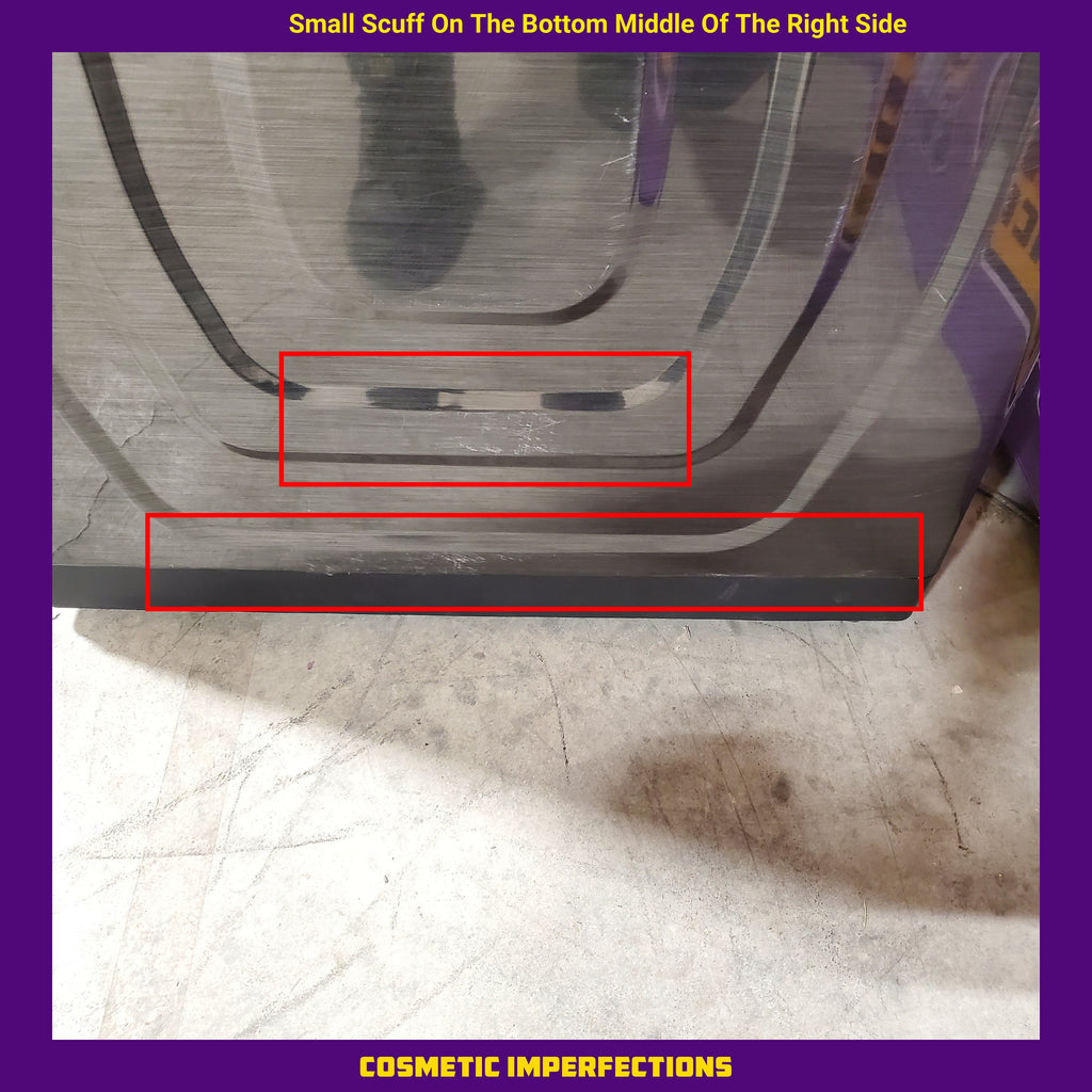 Pictures of Samsung 5.1 cu. ft. Smart Top Load Washer with ActiveWave™ Agitator and Super Speed Wash in Brushed Black 1CR0447 - WA51A5505AV - Certified Refurbished - Neu Appliance Outlet - Discount Appliance Outlet in Austin, Tx