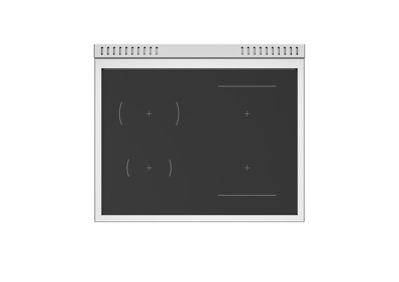 Bertazzoni 30 inch Induction Range, 4 Heating Zones, Electric Oven Master Series - Bianco Matt -  MAS304INMBIV