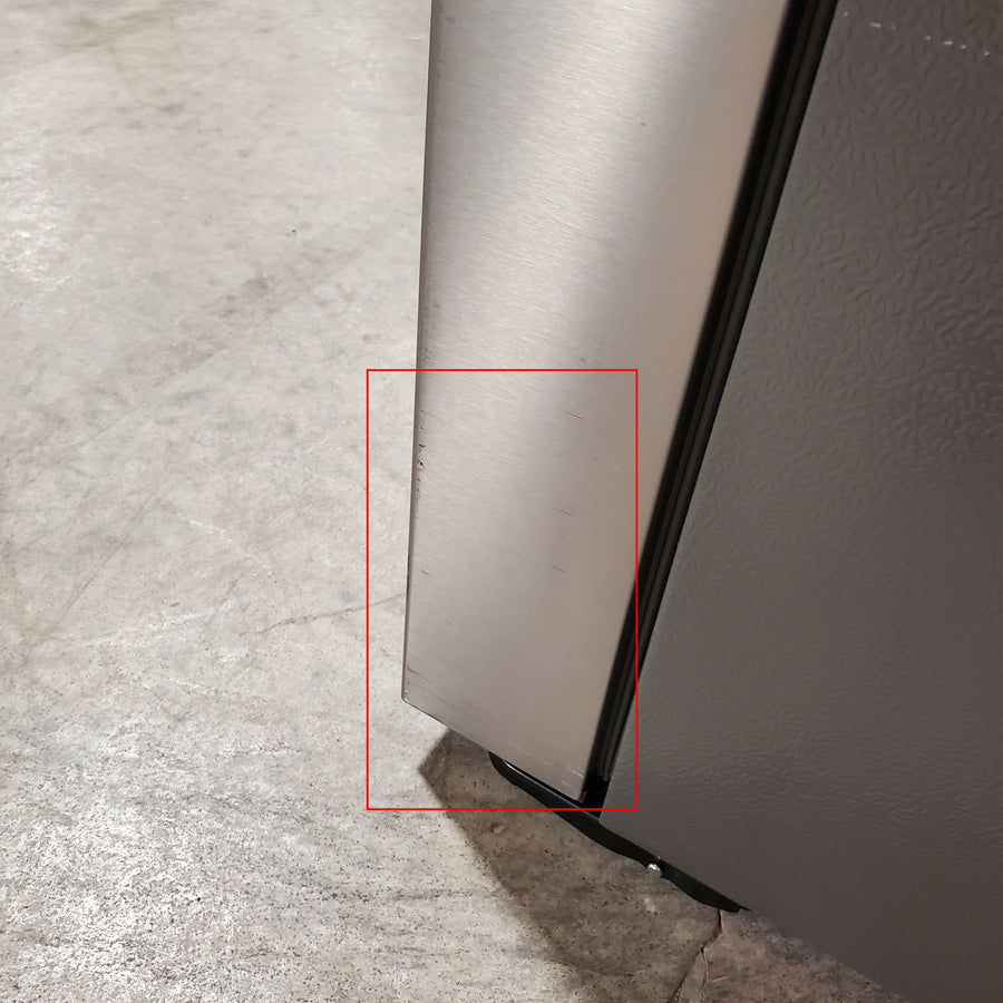Hisense PureFlat 25.6-cu ft 4-Door Smart French Door ENERGY STAR Refrigerator in Stainless Steel with Ice Maker, Water and Ice Dispenser 24SD52 - HRM260N6TSE - Scratch & Dent (Moderate)