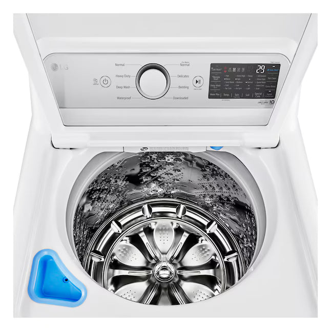 LG 5.5 cu. ft. Mega Capacity Smart Wi-Fi Enabled Top Load Washer with Impeller & TurboWash3D™ Technology WT7400CW - Certified Refurbished