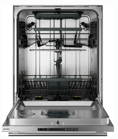 Asko 40 Series 24 Inch Fully-Integrated Built-In Dishwasher with 16 Place Settings, 9 Wash Cycles, 42 dBA Noise Level, 3 Racks, 3 Spray Arms, 9 Spray Zones, XL Tub, and Super Cleaning System+™ 1116236 - DBI564THS - Open Box