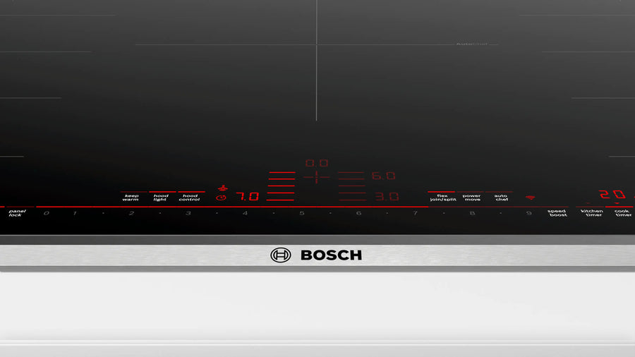 Bosch Benchmark 36" Series Induction Cooktop with FlexInduction and Home Connect in Black with Stainless Steel Trim NITP669SUC - Open Box