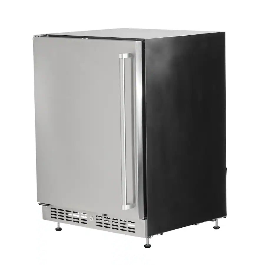 Coyote 24 Inch 5.1 Cu. Ft. Outdoor Rated Built-In Refrigerator C124R-S - Scratch & Dent (Moderate)