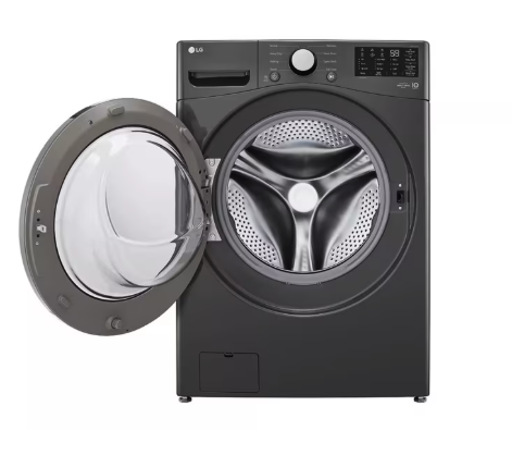 LG 5.0 cu. ft. Mega Capacity Front Load Washer in Black 251310SD871 - WM3470CM - Scratch & Dent (Moderate)